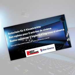 Gutschein für 2 Kinoeintritte